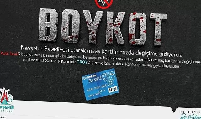 Nevşehir belediyesi maaş ödemelerini troy kartla yapacak