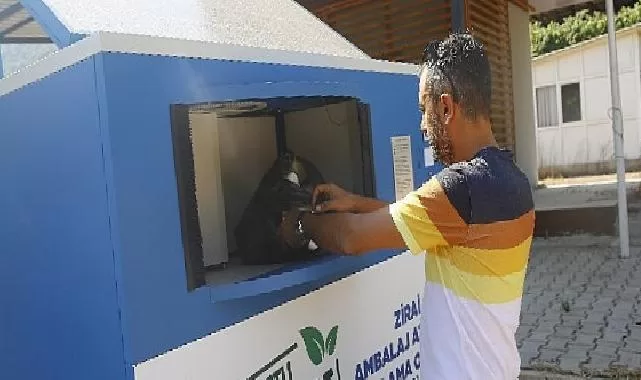 Zirai ambalaj atıkları toplama otomatlarının sayısı arttırıldı